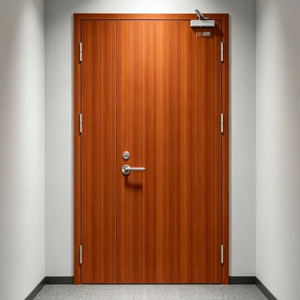 Steel-Wood Fire Rated Door - الصورة 4