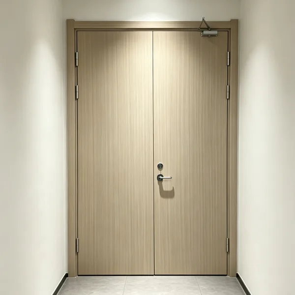 Porte coupe-feu en bois
